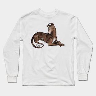 Dog - Greyhound - Brindle Long Sleeve T-Shirt